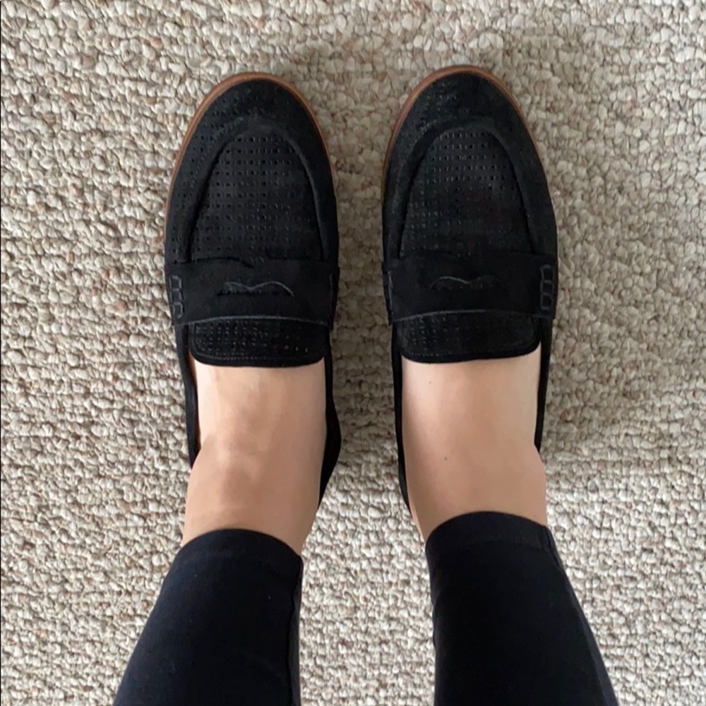 Franco Sarto Suede Loafers